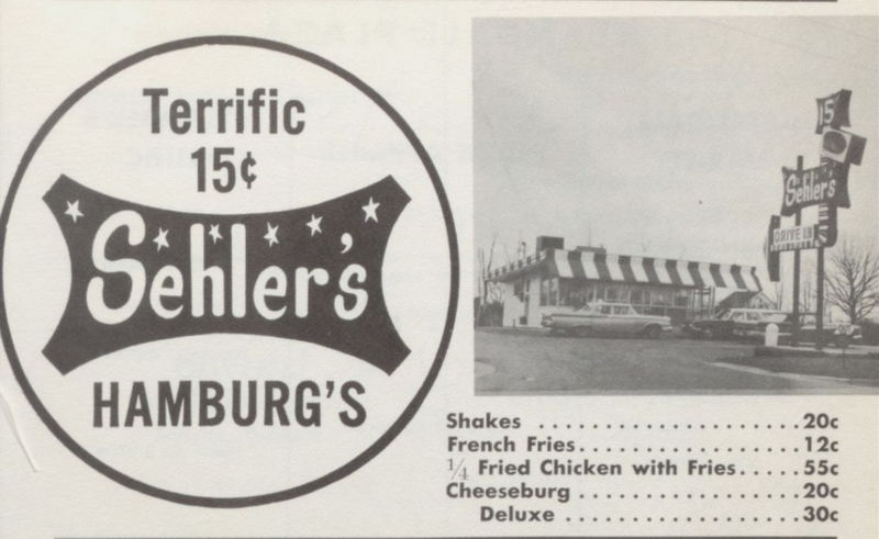 Stehlers Drive-In - 1960S Yeabook Ad